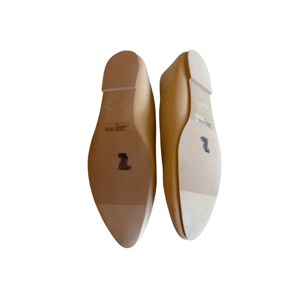 Seychelles Flat Shoes Beige Tan Almond Toe Glove Shoe Minimalist Size 10 - Picture 6 of 7